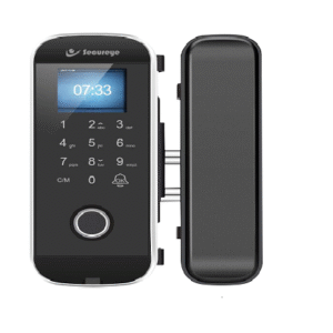 Biometric glass door lock